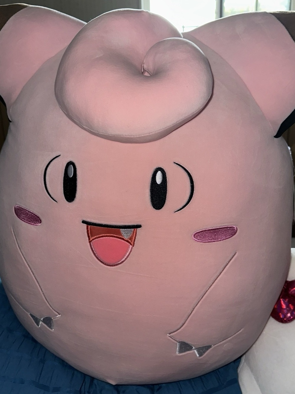 24+ inches Squishmallows Pokémon Clefairy Squishmallow Plush Pink NWT